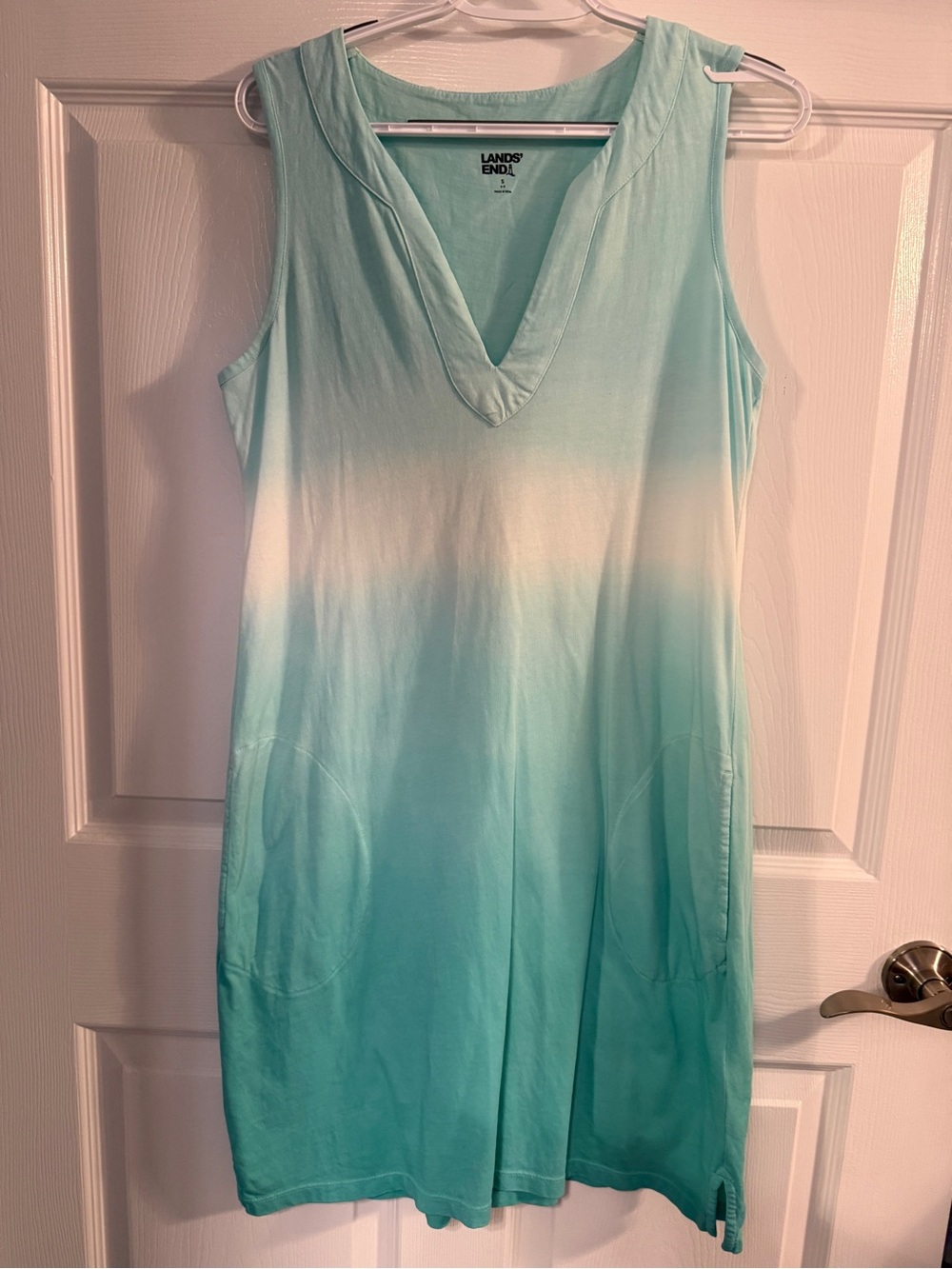 Lands' End Mint Green Home Coverup / Dress